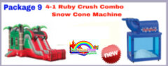 4-1 Packages Ruby Crush Combo Dry + Snow Cone Machine P