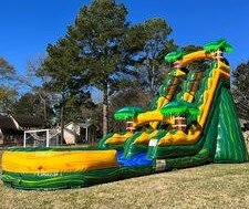 21' Cali Palms WATERSLIDEBest for ages 5+Size 37'L x 15'W x 21'H $399