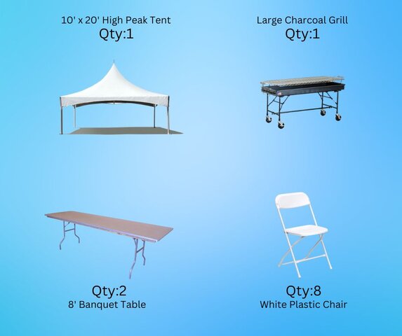 10x20 Buffalo Freddy Tailgating Party Package #1 10x20 Buffalo Freddy Tailgating Party Package #1