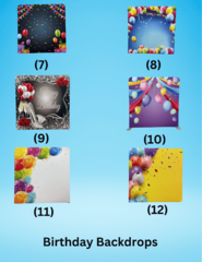 Birthday Backdrops