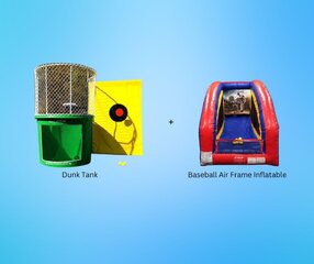 Dunk Tank & Baseball Air Frame Inflatable Package