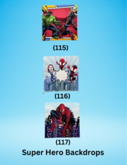 Super Hero Backdrops