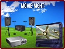 VIVOHOME Outdoor Inflatable Movie Screen Combo Package