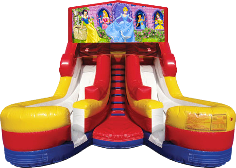 Princess 16' Dual Lane Dry Slide Princess 16' Dual Lane Dry Slide
