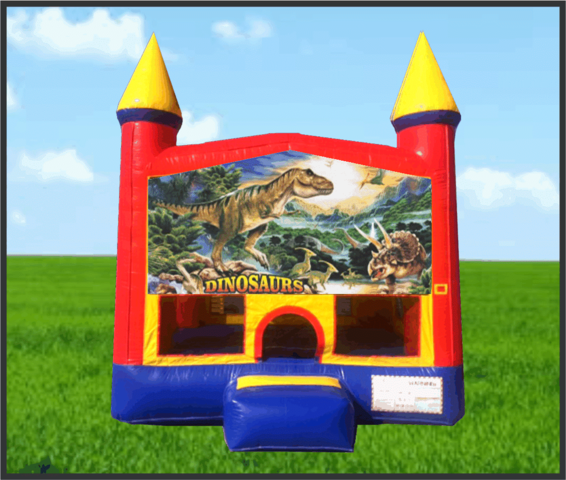 Dinosaur 13x13 Castle Bouncer