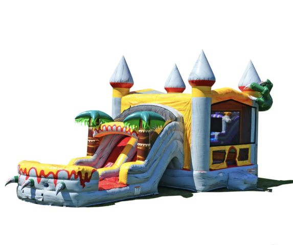 T-Rex Double Waterslide Combo T-Rex Double Waterslide Combo