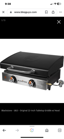 Blackstone Table Top Flat Grill