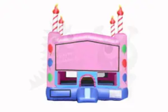 Pink Birthday Candle 13x13