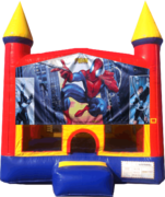 Spiderman Castle 13x13 Bouncer