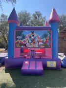 Mickey Mouse and Friends 13x13 Pink and Purple Bouncer