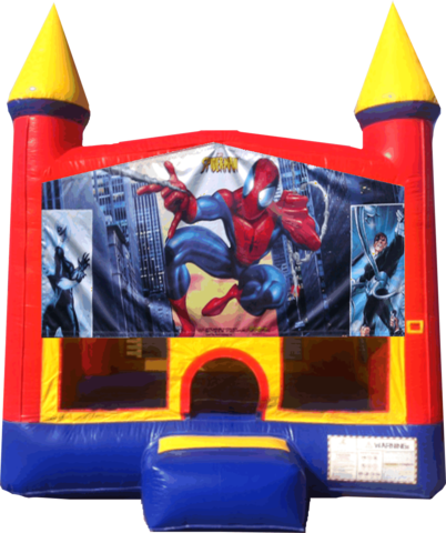 Spiderman Castle 13x13 Bouncer