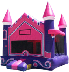 Pink and Purple Castle Pop Ups and a Hoop
