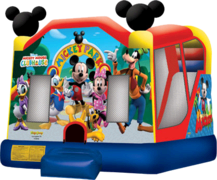 Mickey Park Slide Bounce House Combo 