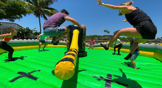 Meltdown Ninja Warrior Inflatable Action Game