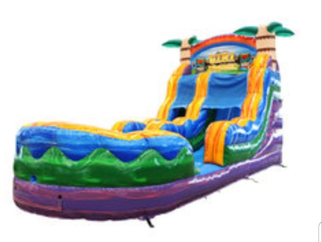 18ft Tiki Tropical slide 18ft Tiki Tropical slide