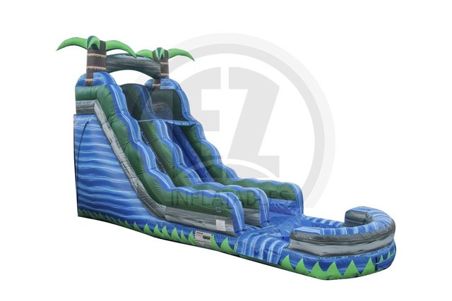 16ft TROPICAL BLUE CRUSH WATERSLIDE!!! 16ft TROPICAL BLUE CRUSH WATERSLIDE!!!
