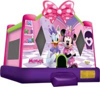 A Minnie Mouse Bounce House
