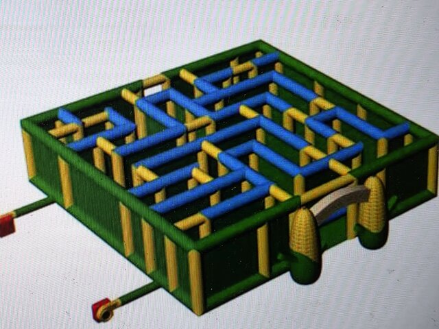 Inflatable-Corn Maze-for-rent-Delaware
