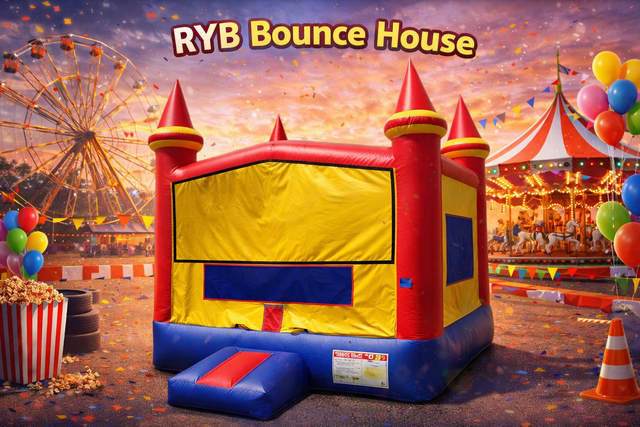 Red Yellow Blue Castle Bounce Red Yellow Blue Castle Bounce