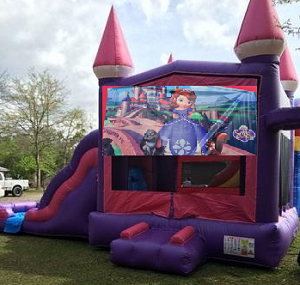 Pink Castle Sofia the First Combo Bounce House