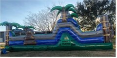 32 Ft Tropical Obstacle Course Best ages 4+Size 32L X 10W X 12H