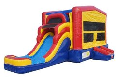 <b><font color=red><b>Water Slide & Bounce House Combo</font><br><small>Best for ages 4+<br><font color = blue>Size 24'L x 11'W x 13'H</font></b></small> <marquee behavior=