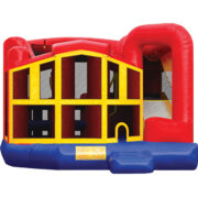 <b><font color=red><b>5 N 1 Combo Bounce House</font><br><small>Best for ages 3+<br><font color = blue>Size 19'L X 18'W X 17'H</font></b></small> 