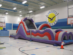 Awesome Obstacle w/PoolBest for ages 5+Size 60'L x 14'W x 18'H
