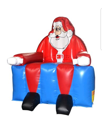 Large Inflatable Santa Chair