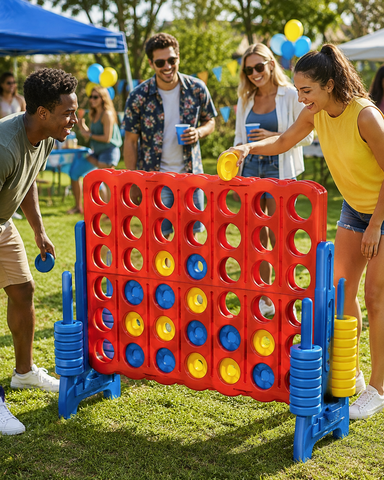 Giant Connect 4 Yard Game Giant Connect 4 Yard Game