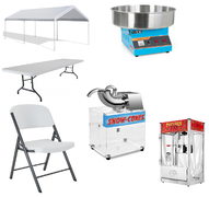 Tents, Chairs, Tables, & Equipment