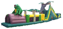 Tropical Obstacle Combo (52ft Obstacle & Slide) Tropical Obstacle Combo (52ft Obstacle & Slide)