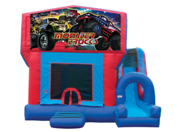 Monster Truck Bounce House with Slide Monster Truck Bounce House with Slide