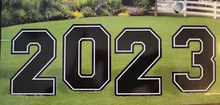 Grad Sign 2023 Black