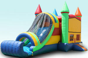 4n1 Twin Racing Combo Bounce House 