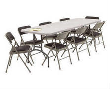 Pkg - Two 6ft Tables 20 Chairs