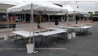 10 X 10 White Tent (frame tent)