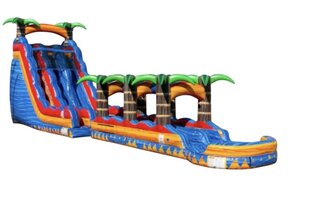 22x65 Double Lane Waterslide