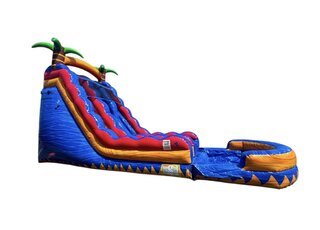 22FT Double Lane Waterslide