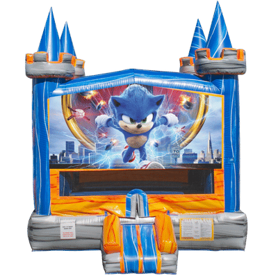 (25) Sonic Blue Blaze Bounce House (25) Sonic Blue Blaze Bounce House