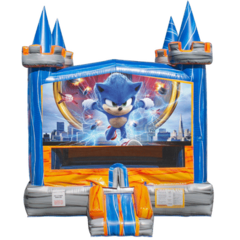 Sonic Blue Blaze Bounce House