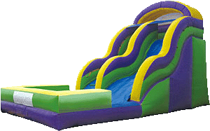 20ft Purple & Gold Wave Slide 15769-03 20ft Purple & Gold Wave Slide 15769-03