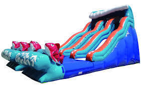 Double Lane 20' Big kahuna Water Slide Double Lane 20' Big kahuna Water Slide