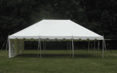 20x30 Traditional White Tent 20x30 Traditional White Tent