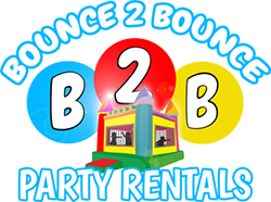 Bounce 2 Bounce Party Rentals Logo