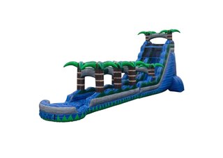 24 ft  high Bahama Breeze water slide (with slipping slide )