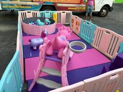 Toddler soft play zone(pink purple blue )