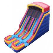 18 ft Double Lane Slide - Dry 18 ft Double Lane Slide - Dry