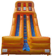 32 ft. Yellow Dual Lane Slide - Dry Only 32 ft. Yellow Dual Lane Slide - Dry Only