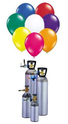 Helium Tank rental 300 cubic ft with filler